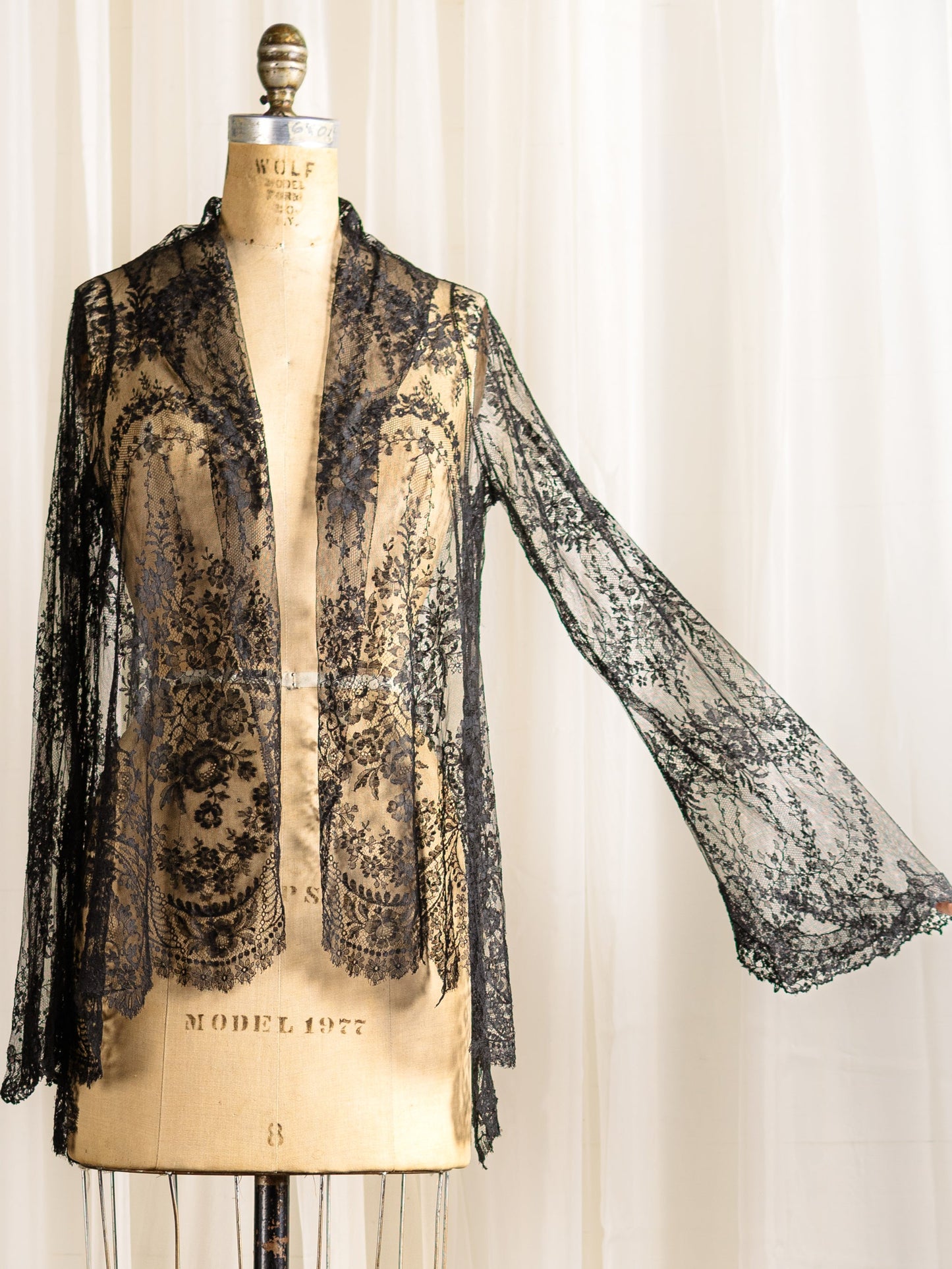 1920's Chantilly Lace Dress & Jacket Set - Size XS - S - Second Sight Vintage