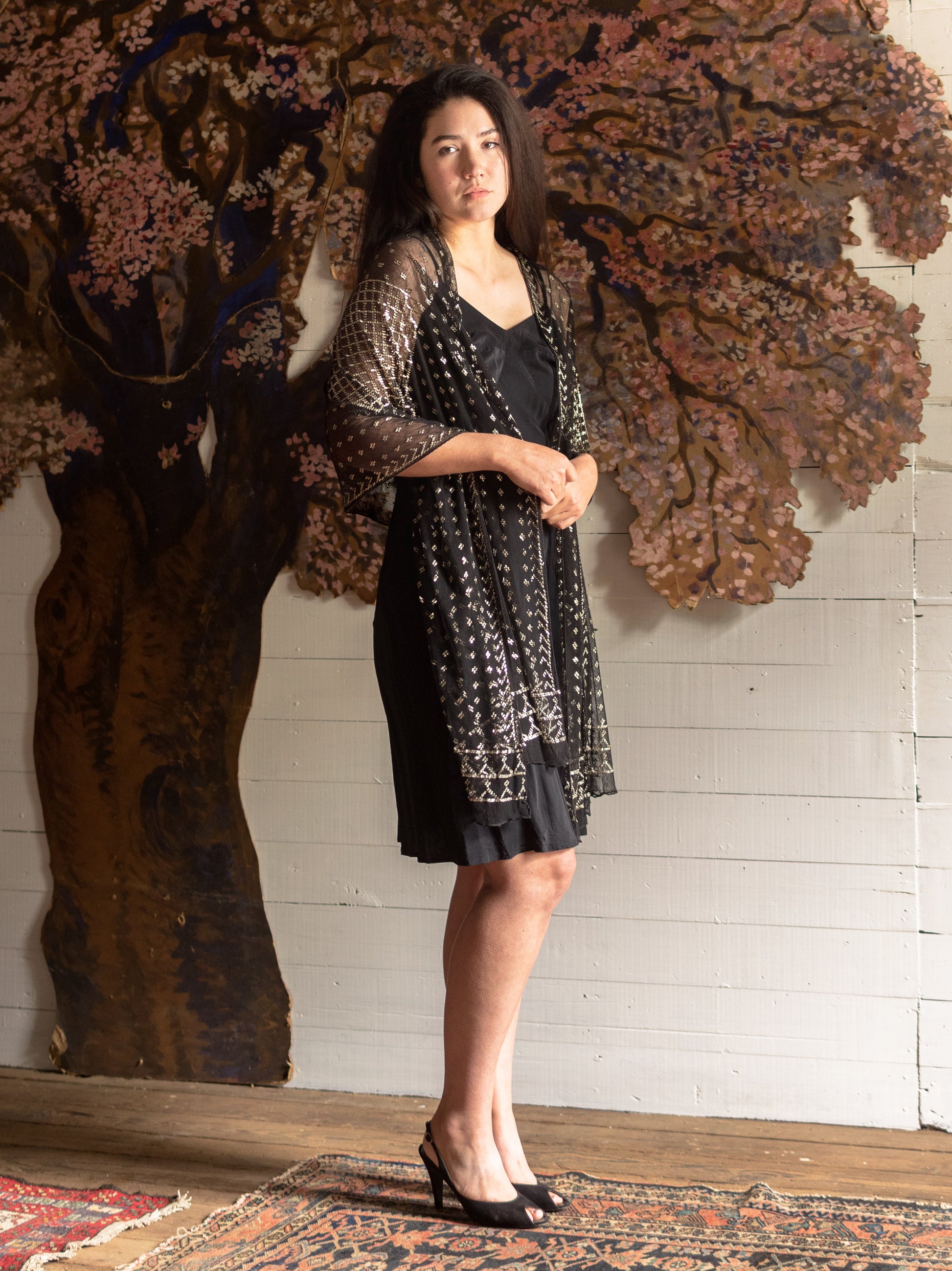 egyptian black dress Black Linen Goddess Dress,egyptian Costume,boho Deep V Neck Gown ,boho Resort Wear